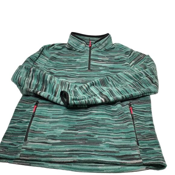 Chubbies Mens Fleece Pullover Quarter Zip Jacket Sweatshirt Pocket Medium - Picture 3 of 11